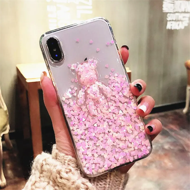 For Samsung A6 A7 2018 J5 J7 2017 Prime Pro J4 J6 Plus Cute 3D Gradient glitter heart bear Phone case soft Back cover
For Samsung A6 A7 2018 J5 J7 2017 Prime Pro J4 J6 Plus Cute 3D Gradient glitter heart bear Phone case soft Back cover