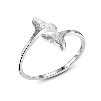 Jclowsexy 100% 925 Sterling Silver Mermaid Tail Whale Opening Size 5 6 7 Adjustable Rings For Women Girl Gift Ring Jewelry
Jclowsexy 100% 925 Sterling Silver Mermaid Tail Whale Opening Size 5 6 7 Adjustable Rings For Women Girl Gift Ring Jewelry