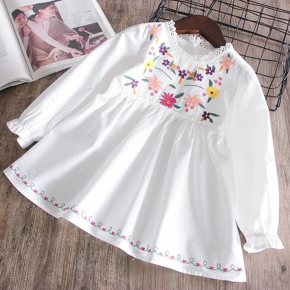 Hurave lace neck baby button dresses baby Girl clothes embroidery Children Summer full sleeve solid dress Kids Clothes
Hurave lace neck baby button dresses baby Girl clothes embroidery Children Summer full sleeve solid dress Kids Clothes