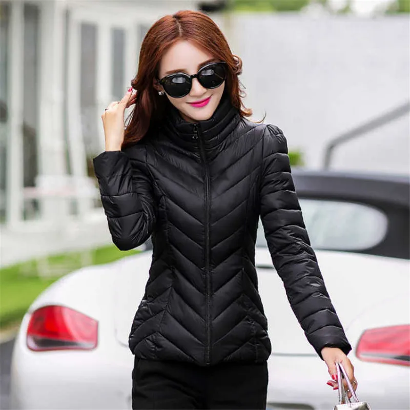 2019 Women Winter Jacket Stand Collar With Female Coat Cotton Padded Womens Casaco Feminina Warm
2019 Women Winter Jacket Stand Collar With Female Coat Cotton Padded Womens Casaco Feminina Warm