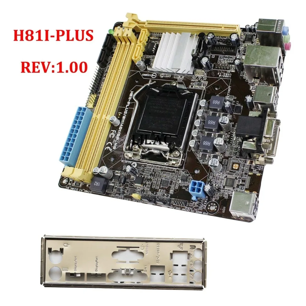 REV:1.00 for asus H81I-PLUS/MB1AD1 Desktop Motherboard 2DDR3 LGA:1155 USB2.0 Free shipping
REV:1.00 for asus H81I-PLUS/MB1AD1 Desktop Motherboard 2DDR3 LGA:1155 USB2.0 Free shipping