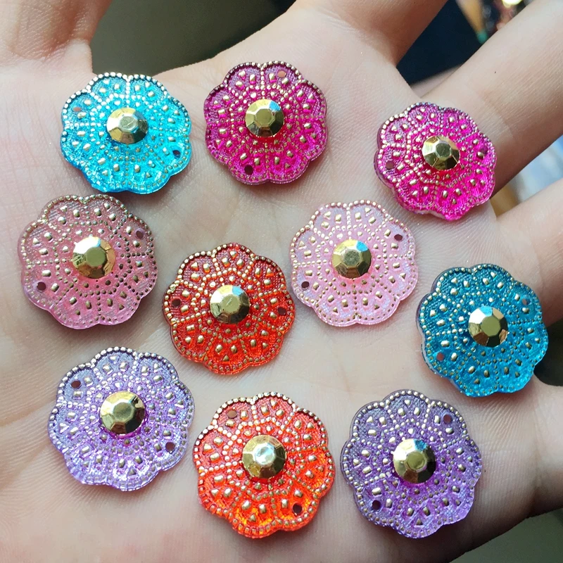 20mm 15pcs mix color shiny rhinestones round flower Buttons Home Garden Crafts Cabochon Scrapbooking DIY Accessories -B12A
20mm 15pcs mix color shiny rhinestones round flower Buttons Home Garden Crafts Cabochon Scrapbooking DIY Accessories -B12A