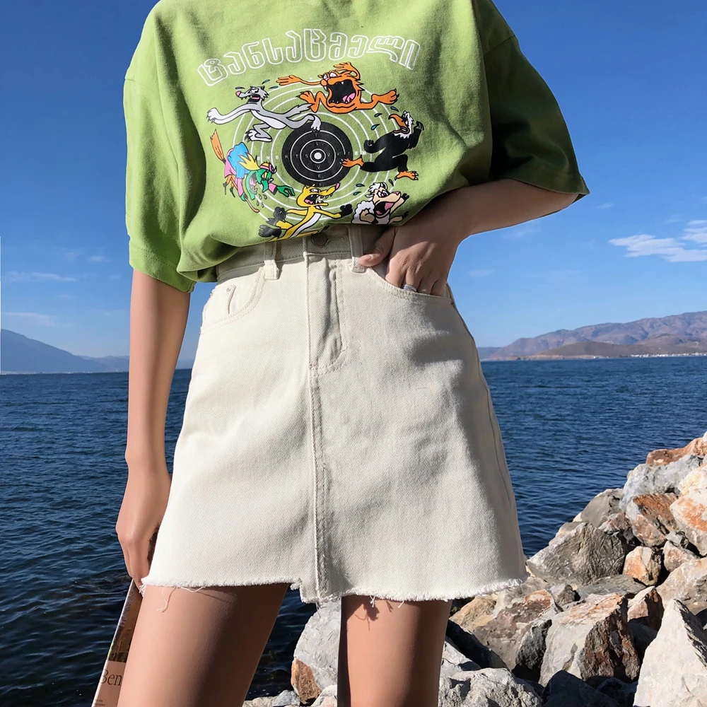 S-XL 4 colors summer skirt 2019 korean ulzzang style high waist denim skirts mini tassel a line jeans skirts womens (Z5262)
S-XL 4 colors summer skirt 2019 korean ulzzang style high waist denim skirts mini tassel a line jeans skirts womens (Z5262)