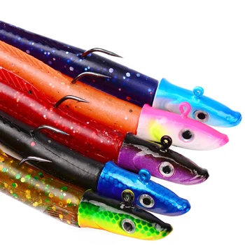 1Pcs 12.5cm 14g Glow Soft Lure Wobblers Artificial Bait Silicone Fishing Lure Sea Bass Carp Fishing Lead Spoon Jig Lures Tackle
1Pcs 12.5cm 14g Glow Soft Lure Wobblers Artificial Bait Silicone Fishing Lure Sea Bass Carp Fishing Lead Spoon Jig Lures Tackle