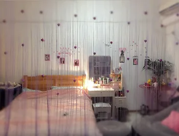 100*200cm Romantic Rose Curtain String Floral Curtains Sheer Tassel Window Curtains Decoration Door Window Room Divider Curtain
100*200cm Romantic Rose Curtain String Floral Curtains Sheer Tassel Window Curtains Decoration Door Window Room Divider Curtain