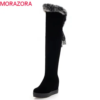 MORAZORA 2020 newest flock winter snow boots women round toe thigh high boots autumn winter platform shoes over the knee boots
MORAZORA 2020 newest flock winter snow boots women round toe thigh high boots autumn winter platform shoes over the knee boots