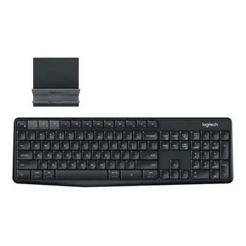Logitech K375S Portable 104 Keys bluetooth 2.4GHz USB Wireless Dual Mode Keyboard for Laptop Notebook PC with Universal Stand
Logitech K375S Portable 104 Keys bluetooth 2.4GHz USB Wireless Dual Mode Keyboard for Laptop Notebook PC with Universal Stand