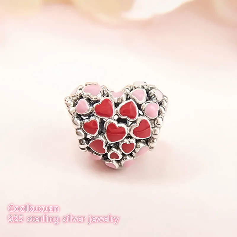 Valentine's Day Authentic 925 Sterling Silver Burst of Love Charm, Mixed Enamel Charms Beads Fit Pandora Charms Bracelet
Valentine's Day Authentic 925 Sterling Silver Burst of Love Charm, Mixed Enamel Charms Beads Fit Pandora Charms Bracelet