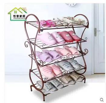 Wrought iron shoe rack, simple and economical home European multilayer receive assembly dustproof shoe shoe rack
Wrought iron shoe rack, simple and economical home European multilayer receive assembly dustproof shoe shoe rack