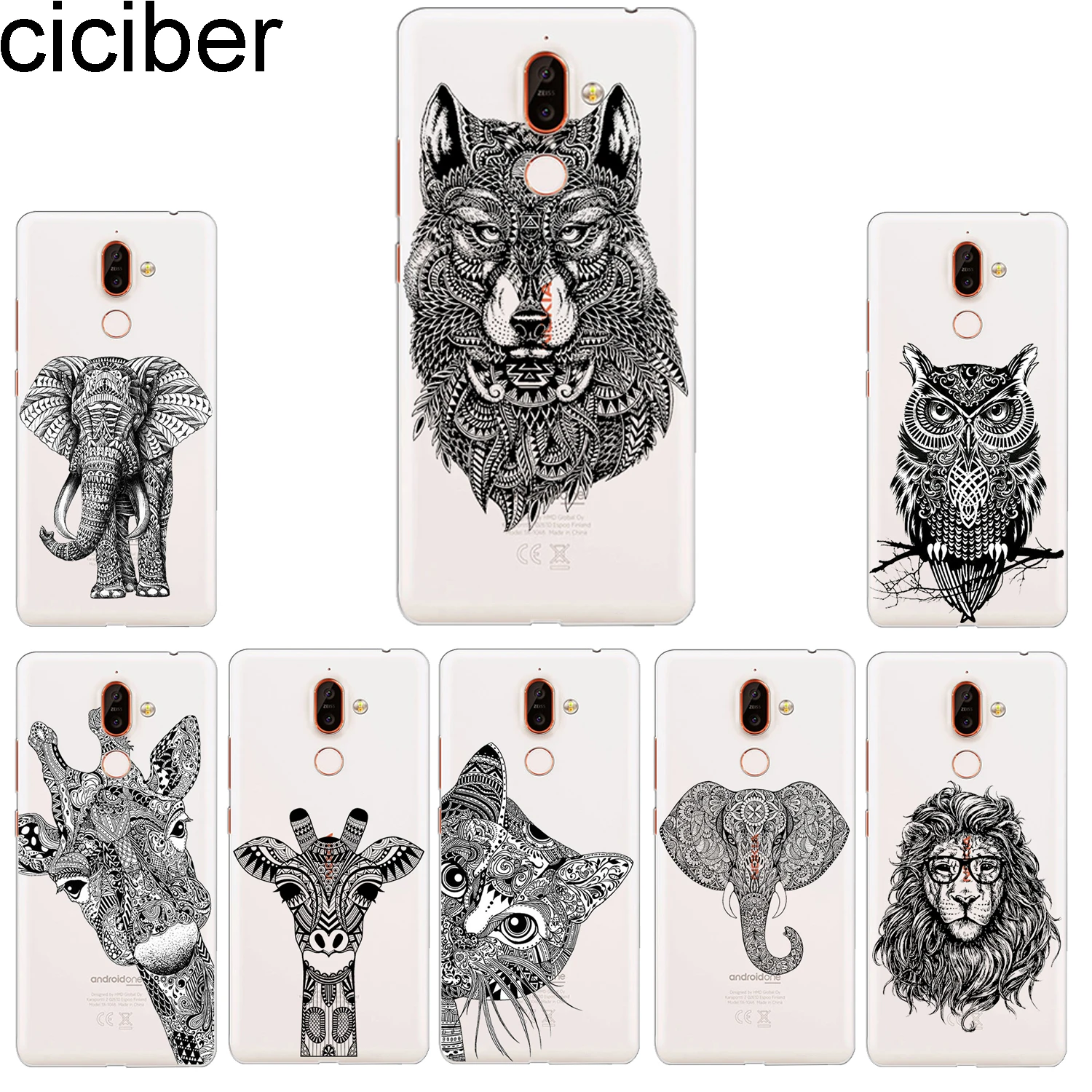 ciciber Phone Case for Nokia 9 PureView 1 2 3 5 6 7 8 Sirocco Soft TPU Back Cover for Nokia 2.1 3.1 5.1 6.1 7.1 8.1 Plus Funda
ciciber Phone Case for Nokia 9 PureView 1 2 3 5 6 7 8 Sirocco Soft TPU Back Cover for Nokia 2.1 3.1 5.1 6.1 7.1 8.1 Plus Funda