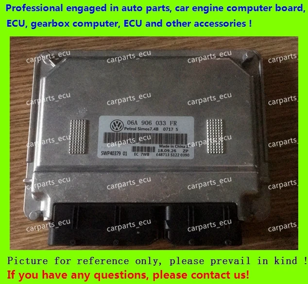 For car engine computer board/VW ECU/Electronic Control Unit/06A906033FR 5WP40478 01/06A 906 033 FR/06A906033FQ 5WP40478 01
For car engine computer board/VW ECU/Electronic Control Unit/06A906033FR 5WP40478 01/06A 906 033 FR/06A906033FQ 5WP40478 01