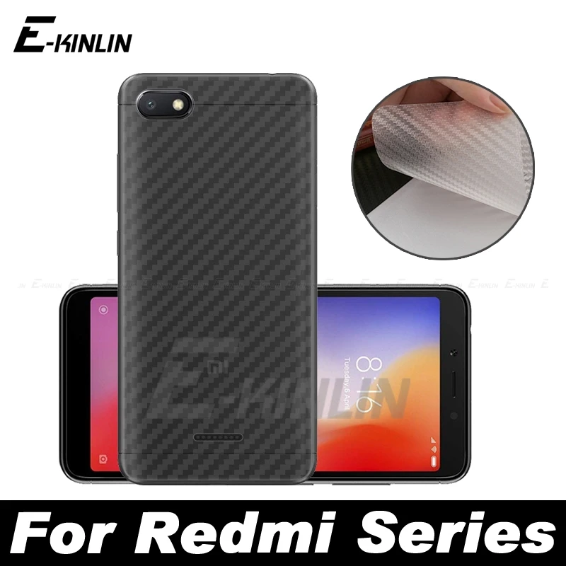 Carbon Fiber Back Cover Screen Protector Protective Film For Xiaomi Redmi K30 5G K20 8A 8 7A 7 6A 6 Pro S2 4A Not Tempered Glass
Carbon Fiber Back Cover Screen Protector Protective Film For Xiaomi Redmi K30 5G K20 8A 8 7A 7 6A 6 Pro S2 4A Not Tempered Glass