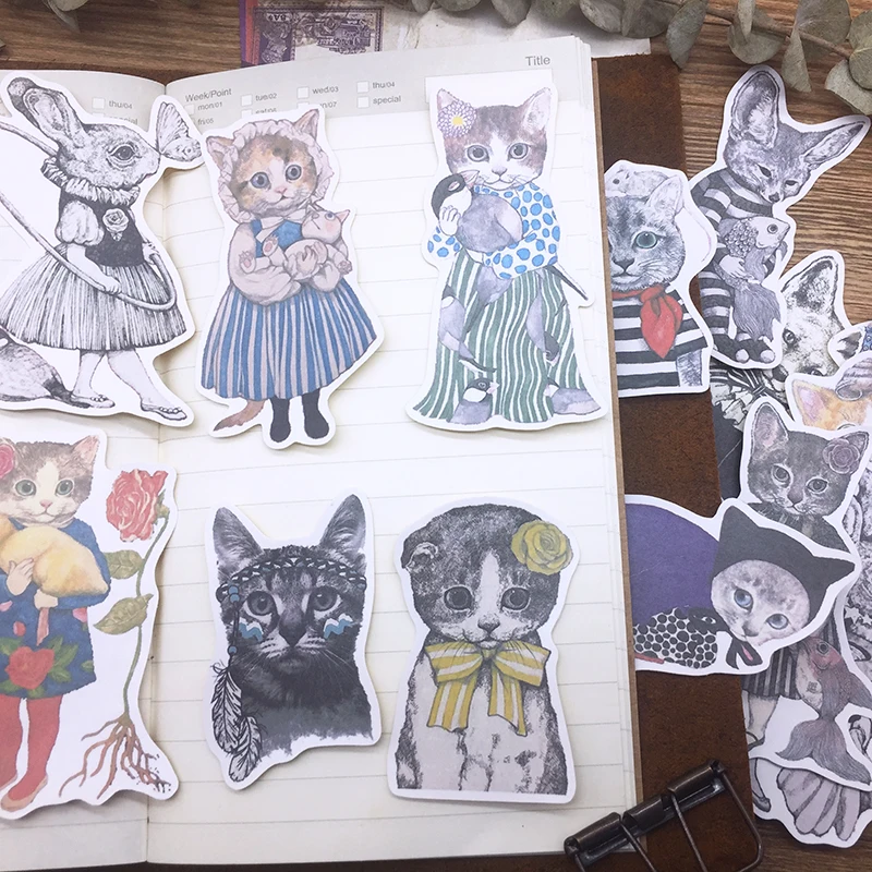 Vintage letter Stickers DIY Scrapbooking Personality Cat Fun Life Album journal Happy Planner Label Decoration Stickers Pack
Vintage letter Stickers DIY Scrapbooking Personality Cat Fun Life Album journal Happy Planner Label Decoration Stickers Pack