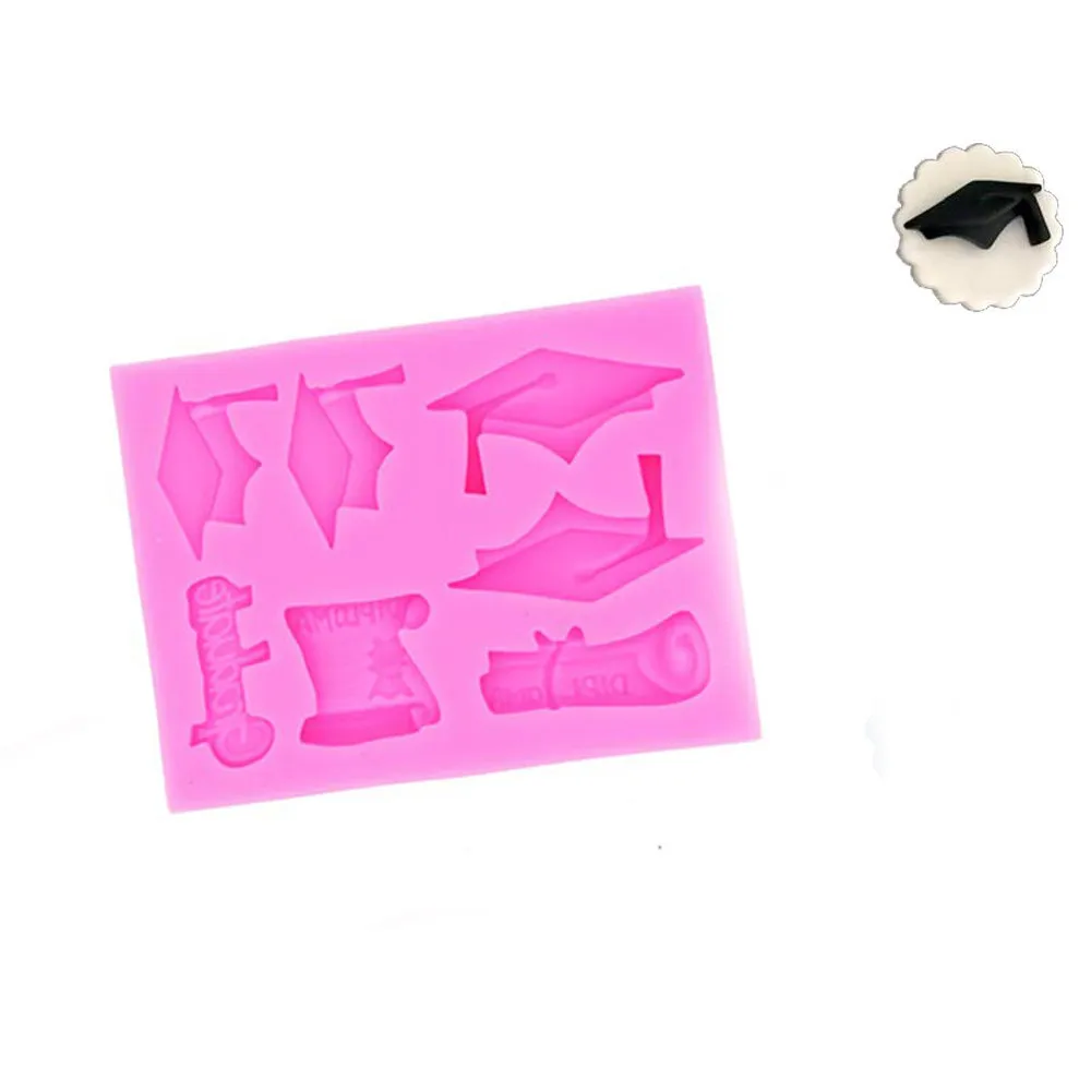 Graduation Hat Shape Cake Fondant Mold Eco-friendly Silicone Cakes Decorating Doctor Hat Chocolate Mould Kitchen Baking Tool
Graduation Hat Shape Cake Fondant Mold Eco-friendly Silicone Cakes Decorating Doctor Hat Chocolate Mould Kitchen Baking Tool