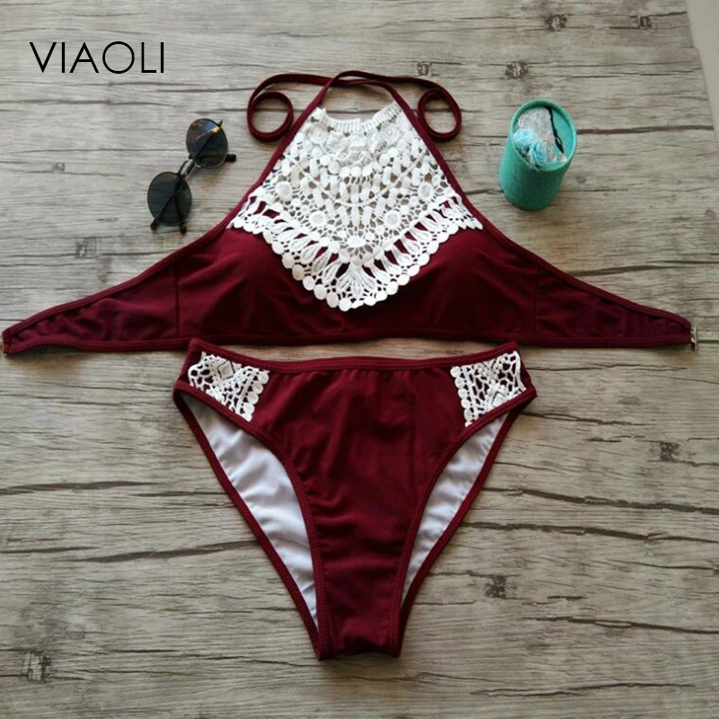 VIAOLI new Swimwear Female 2018 Summer Women Sexy Bikini Set lace Swimsuit Beachwear Bathing Suit Biquini
VIAOLI new Swimwear Female 2018 Summer Women Sexy Bikini Set lace Swimsuit Beachwear Bathing Suit Biquini