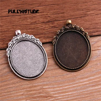 New Fashion 2pcs/lot 30x40mm Inner Size Two Color Flowers Style Cabochon Base Setting Charms Pendant
New Fashion 2pcs/lot 30x40mm Inner Size Two Color Flowers Style Cabochon Base Setting Charms Pendant