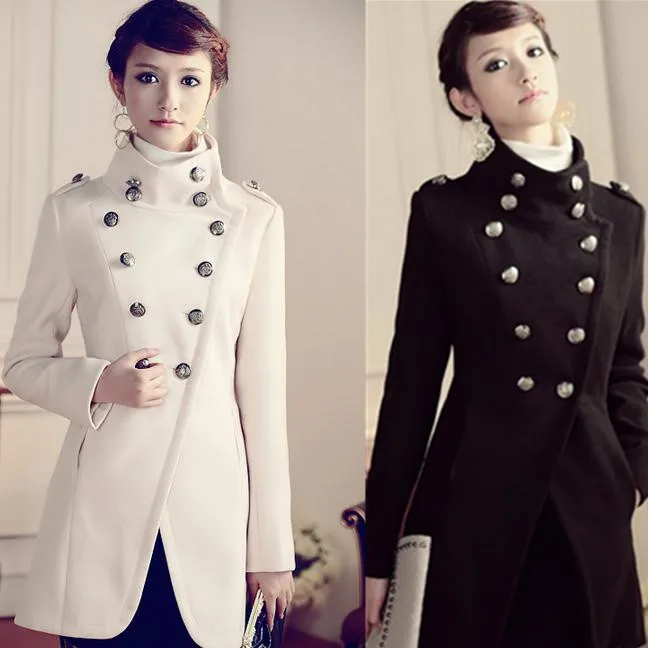 new Women's England stylewool coat double breast winter coat fashion jacket outerwear Free shipping
new Women's England stylewool coat double breast winter coat fashion jacket outerwear Free shipping