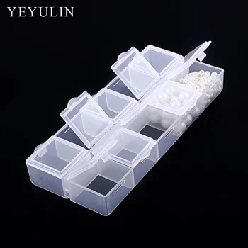 10 Grid New Design Plastic Transparent Jewelry Ring Earrings Beads Box Case Portable Organizer Storage Box
10 Grid New Design Plastic Transparent Jewelry Ring Earrings Beads Box Case Portable Organizer Storage Box