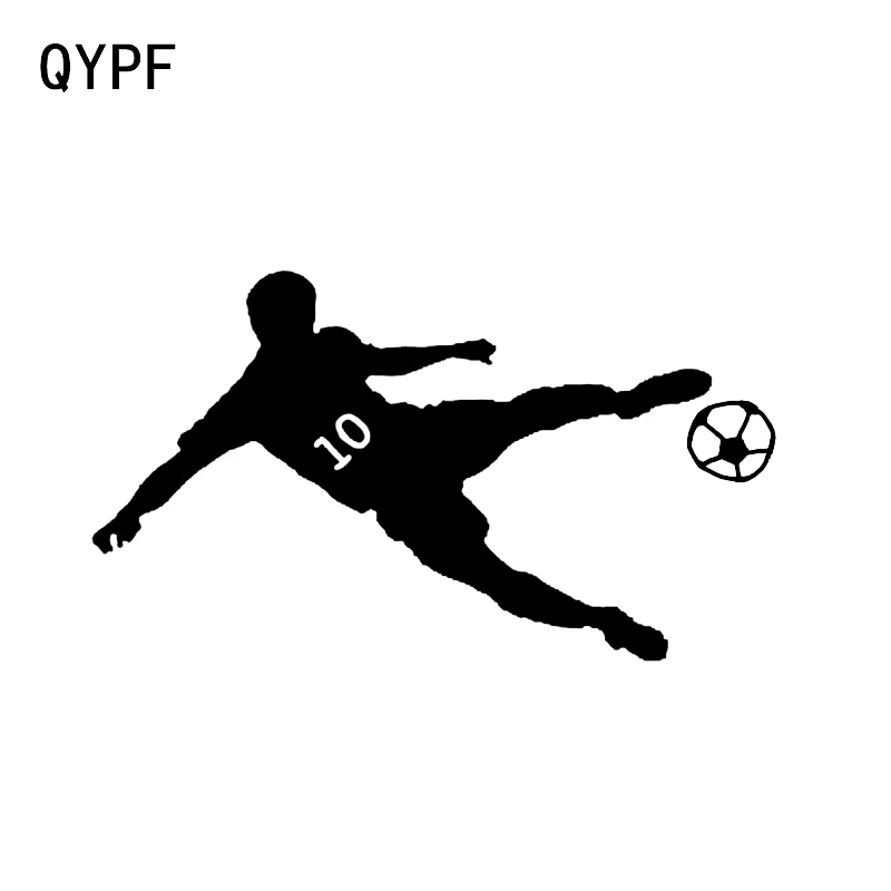 QYPF 13*7.4CM Interesting Football Styling Sports Fashion Car Stickers Black Silver Vinyl C16-0494
QYPF 13*7.4CM Interesting Football Styling Sports Fashion Car Stickers Black Silver Vinyl C16-0494