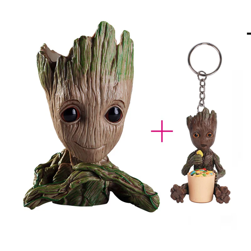 New Baby Groot Flowerpot Flower Pot Planter Action Figures Guardians of The Galaxy Pen Pot Toys Keychain Pendant Christmas Gift
New Baby Groot Flowerpot Flower Pot Planter Action Figures Guardians of The Galaxy Pen Pot Toys Keychain Pendant Christmas Gift