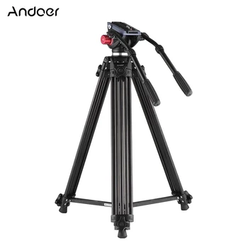 Andoer Professional tripod Aluminum Alloy Video Camera Tripod with Dual Handled Fluid Hydraulic Head for Canon Nikon Sony Camera
Andoer Professional tripod Aluminum Alloy Video Camera Tripod with Dual Handled Fluid Hydraulic Head for Canon Nikon Sony Camera