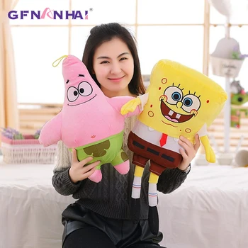 1pc 50cm Sponge Bob and Patrick Baby Toy Spongebob Plush Toy Soft Anime Cosplay Doll For Kids Toys Cartoon Figure Cushion
1pc 50cm Sponge Bob and Patrick Baby Toy Spongebob Plush Toy Soft Anime Cosplay Doll For Kids Toys Cartoon Figure Cushion