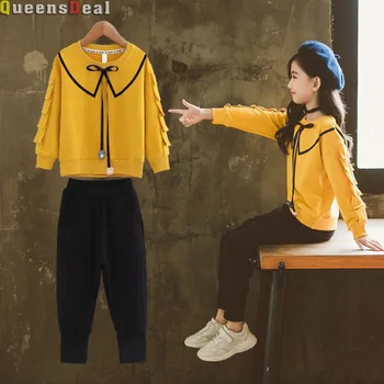 4-11 Year New Girls Clothing Sets Autumn Spring Full Sleeve T-Shirt+ Sporty Pants 2 Pcs Kids Outwear Children Clothes Suits
4-11 Year New Girls Clothing Sets Autumn Spring Full Sleeve T-Shirt+ Sporty Pants 2 Pcs Kids Outwear Children Clothes Suits