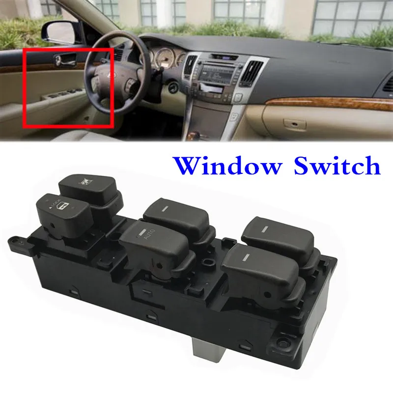 CAPQX Power Window Master Control Switch Button Switch Front Left FOR Hyundai Sonata 2008 2009 2010 93570-3K600 935703K600
CAPQX Power Window Master Control Switch Button Switch Front Left FOR Hyundai Sonata 2008 2009 2010 93570-3K600 935703K600