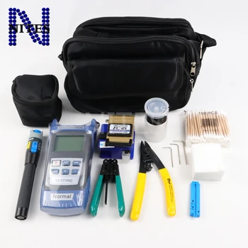9pcs/set Fiber Optic FTTH Tool Kit with FC-6S Fiber Cleaver and Optical Power Meter 5km Visual Fault Locator Wire stripper
9pcs/set Fiber Optic FTTH Tool Kit with FC-6S Fiber Cleaver and Optical Power Meter 5km Visual Fault Locator Wire stripper