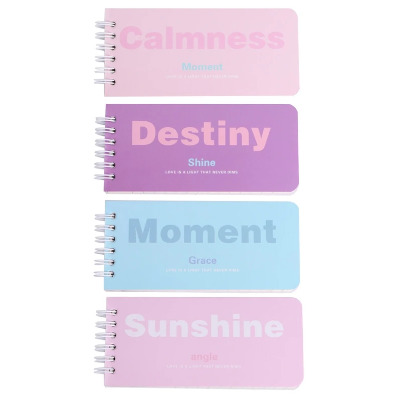 Mini Notebook Sweet Letter Hard Cover Coil Book Diary Notepad Pocket Journal W15
Mini Notebook Sweet Letter Hard Cover Coil Book Diary Notepad Pocket Journal W15