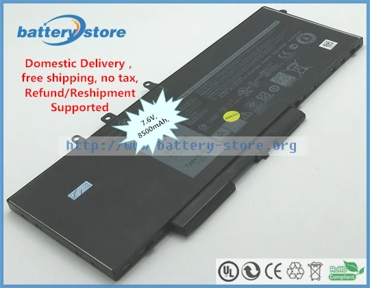 Бесплатная доставка Подлинная батарея GJKNX GD1JP 3DDDG для DELL Latitude 5480 5580 E5480 7 6 В 8500 мАч 68