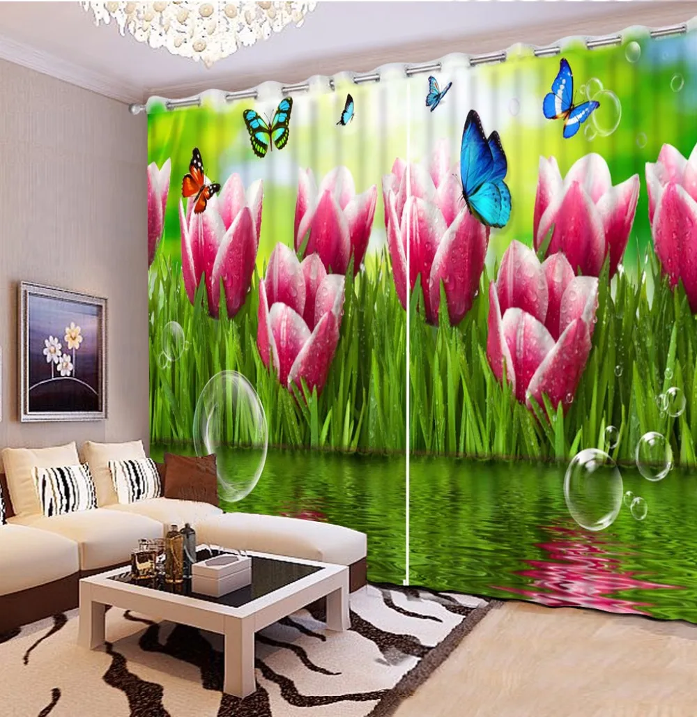 Custom 3D Curtain Bed Room Living Room Office Hotel Curtain Green Leaf Red Tulip Cortinas For Bathroom Fabric Curtain
Custom 3D Curtain Bed Room Living Room Office Hotel Curtain Green Leaf Red Tulip Cortinas For Bathroom Fabric Curtain