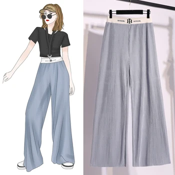 Plus Size 4XL 2019 Summer Women Casual Trousers European Style Wide Leg Pant Print Letter Female Capris Brand Cotton Loose Pants
Plus Size 4XL 2019 Summer Women Casual Trousers European Style Wide Leg Pant Print Letter Female Capris Brand Cotton Loose Pants