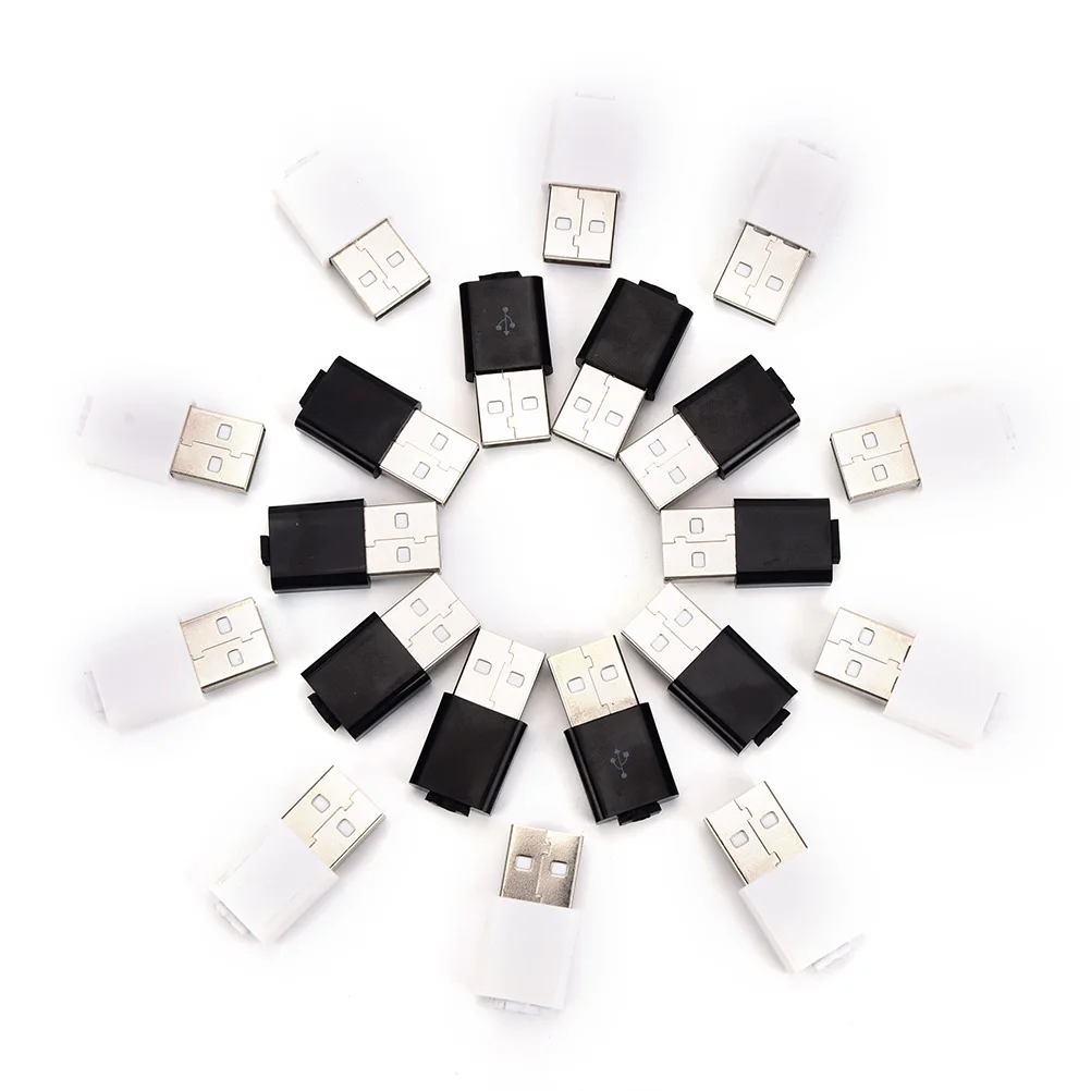 High Quality 10pcs/lot DIY USB Male Assembly Adapter Connector Plug Socket white black color New Sale 
High Quality 10pcs/lot DIY USB Male Assembly Adapter Connector Plug Socket white black color New Sale