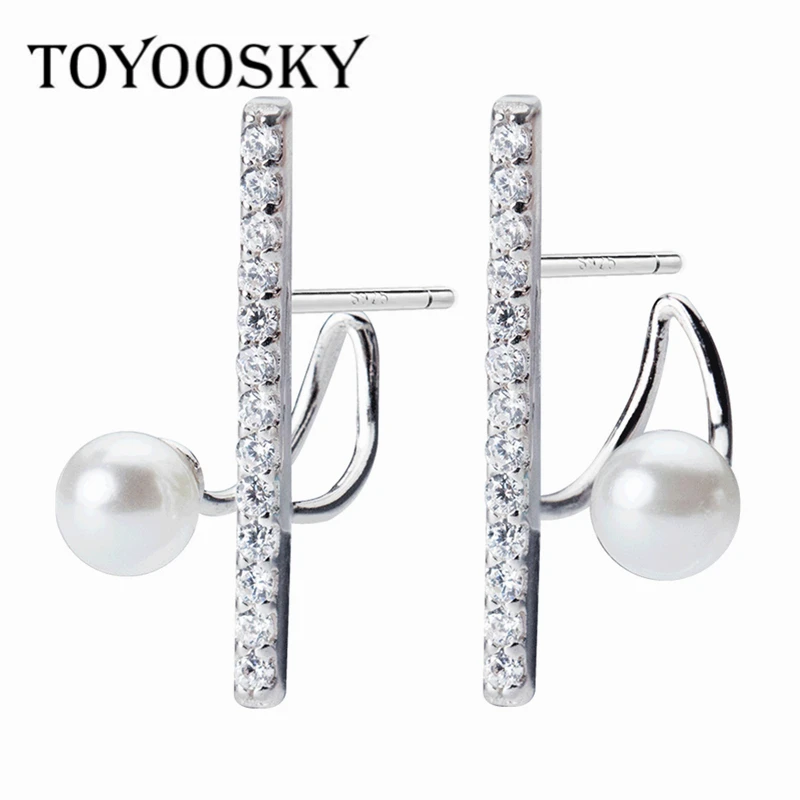 TOYOOSKY Quality Minimalist Word Stud Earrings For Women OL Style Authentic 925-Sterling-Silver Ear Jewelry Gift For Christmas
TOYOOSKY Quality Minimalist Word Stud Earrings For Women OL Style Authentic 925-Sterling-Silver Ear Jewelry Gift For Christmas