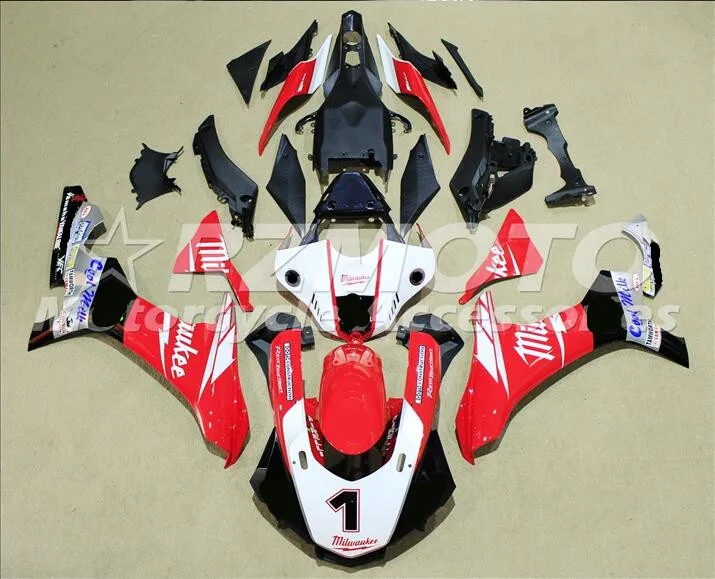 New ABS motorcycle Fairing For YAMAHA YZF-R1 15 16 YZF1000 2015-2016 Injection Bodywor splendid red and white ACE No.673
New ABS motorcycle Fairing For YAMAHA YZF-R1 15 16 YZF1000 2015-2016 Injection Bodywor splendid red and white ACE No.673