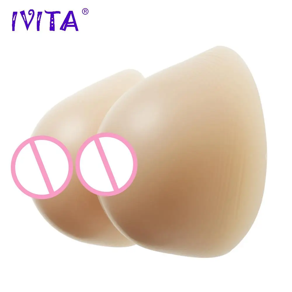 

IVITA 3600g Realistic Siclione Breast Forms Fake Boobs Enhancer For Crossdresser Drag Queen Transvestite Mastectomy Breasts