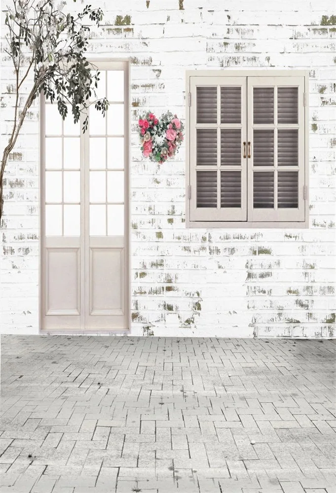 Laeacco White Brick House Window Flowers Tree Brick Floor Photo Backgrounds Customized Photographic Backdrops For Photo Studio
Laeacco White Brick House Window Flowers Tree Brick Floor Photo Backgrounds Customized Photographic Backdrops For Photo Studio