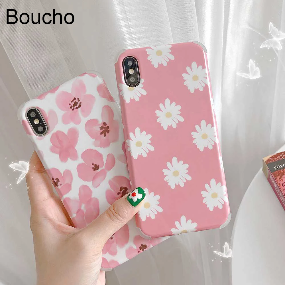 Boucho Fashion Four Corner Anti-fall Phone Case For iphone XS MAX XR XS Cases For iphone 6 6S 7 8 Plus X Retro Floral Pink Cover
Boucho Fashion Four Corner Anti-fall Phone Case For iphone XS MAX XR XS Cases For iphone 6 6S 7 8 Plus X Retro Floral Pink Cover