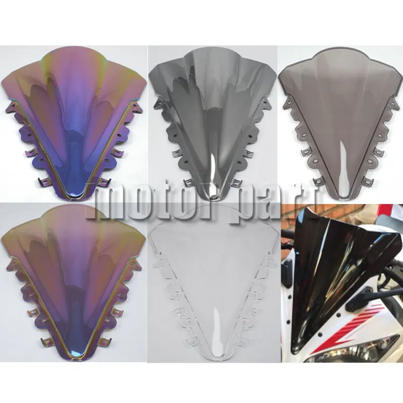 Motorcycle WindScreen Windshield Screen Wind Deflectors For 2014 2015 2016 14 15 16 Yamaha YZF R15 V1 V2 Black Smoke Iridium
Motorcycle WindScreen Windshield Screen Wind Deflectors For 2014 2015 2016 14 15 16 Yamaha YZF R15 V1 V2 Black Smoke Iridium