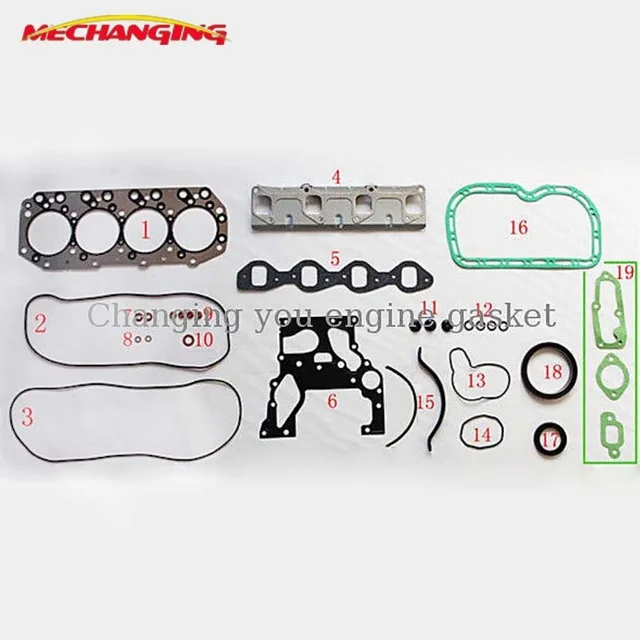 4JA1 4JB1 FOR ISUZU KB OR TROOPER OR CAMPO (KB) 2.5 D 4WD Engine Rebuilding Kit Overhaul Package Full Set Engine Gasket 51017900
4JA1 4JB1 FOR ISUZU KB OR TROOPER OR CAMPO (KB) 2.5 D 4WD Engine Rebuilding Kit Overhaul Package Full Set Engine Gasket 51017900