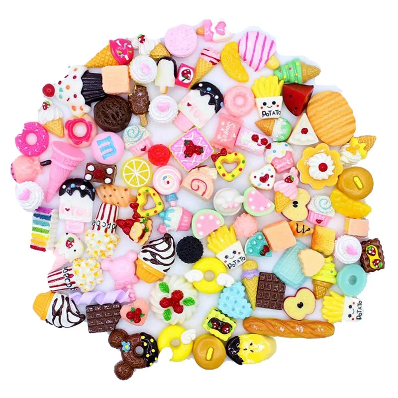 10pcs Snow Mud Accessories Toy Cake and candy doughnuts DIY Slime Supplies Filler Decoration for slime Toy For Kids Adult Gift
10pcs Snow Mud Accessories Toy Cake and candy doughnuts DIY Slime Supplies Filler Decoration for slime Toy For Kids Adult Gift