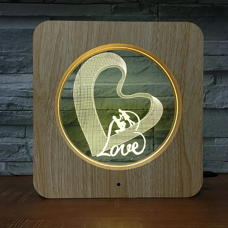 Lovedesign 3D LED Wooden Grain Night Light DIY Customized Lamp Table Lamp Kids Birthday Colors Gift Home Decor DropShipping
Lovedesign 3D LED Wooden Grain Night Light DIY Customized Lamp Table Lamp Kids Birthday Colors Gift Home Decor DropShipping