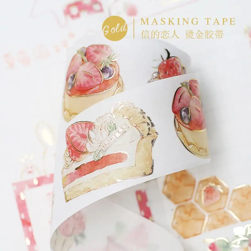 Cute 1pcs Strawberry bronzing Decorative Washi Tapes Adhesive Scrapbooking Stickers 
Cute 1pcs Strawberry bronzing Decorative Washi Tapes Adhesive Scrapbooking Stickers