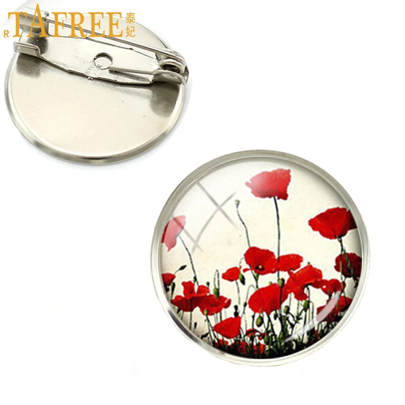 TAFREE Wholesale charming Red Poppy brooches Field Of Poppies Flowers brooch pins Floral Art jewelry Mother's Day gift NS135
TAFREE Wholesale charming Red Poppy brooches Field Of Poppies Flowers brooch pins Floral Art jewelry Mother's Day gift NS135