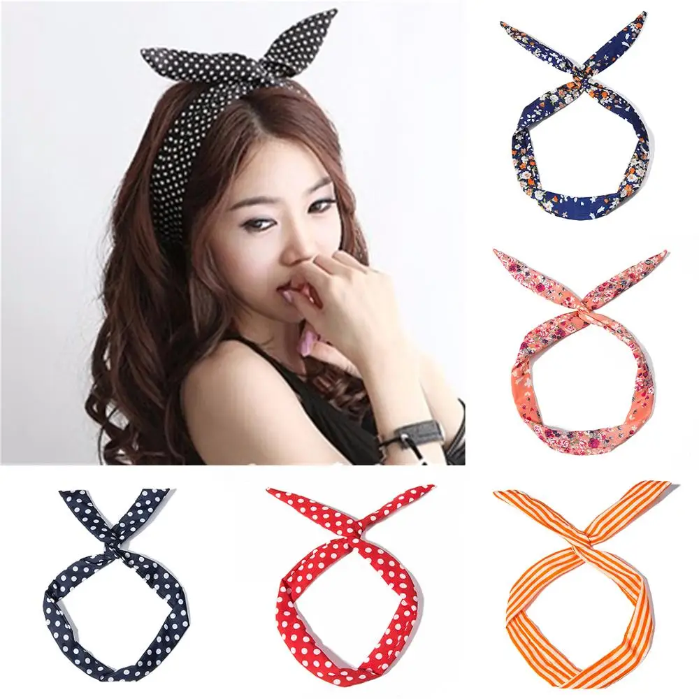 1Pc Cute Print Dots Lip Stripe Flower Bunny Rabbit Ear Ribbon Headwear Hairband Metal Wire Scarf Headband Hair Band Accessories
1Pc Cute Print Dots Lip Stripe Flower Bunny Rabbit Ear Ribbon Headwear Hairband Metal Wire Scarf Headband Hair Band Accessories