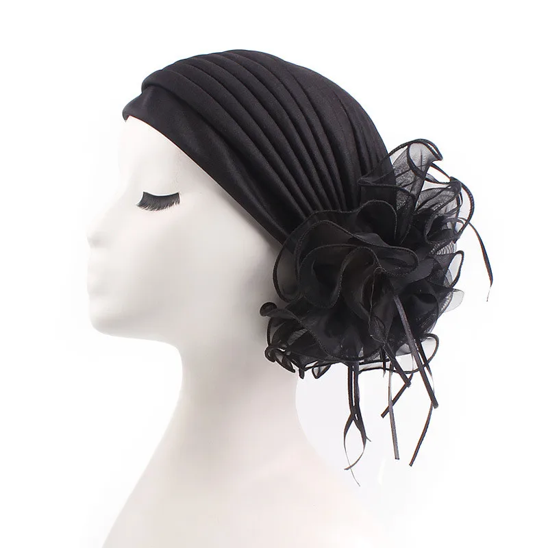 Muslim New Women Ruffle Flower Turban Hat Cancer Chemotherapy Bandanas Chemo Beanies Caps Headwrap Hijab Hair Accessories
Muslim New Women Ruffle Flower Turban Hat Cancer Chemotherapy Bandanas Chemo Beanies Caps Headwrap Hijab Hair Accessories