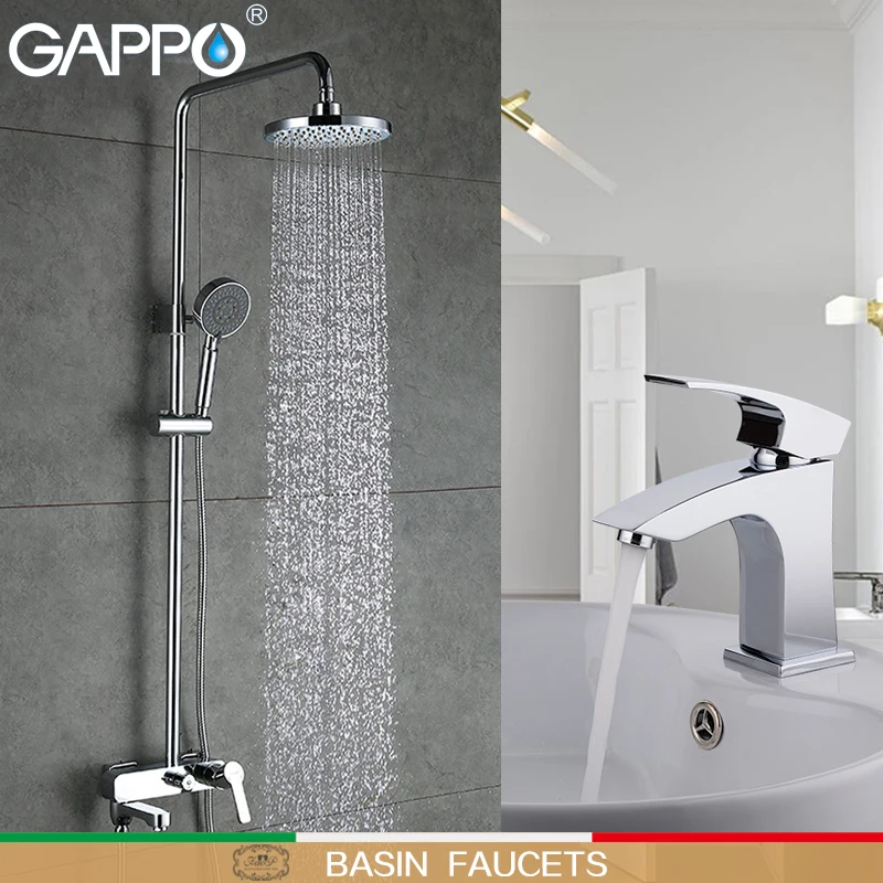 

GAPPO Basin Faucets Bathtub Faucets bath tub taps brass basin mixer taps waterfall bathroom faucet basin faucet
