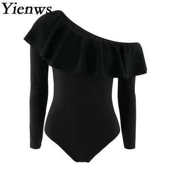 Yienws Sugarbird Summer Sexy Bodysuit Women 2018 Self Portrait Oblique Fitness White Ruffle Jumpsuit Black CC8004
Yienws Sugarbird Summer Sexy Bodysuit Women 2018 Self Portrait Oblique Fitness White Ruffle Jumpsuit Black CC8004