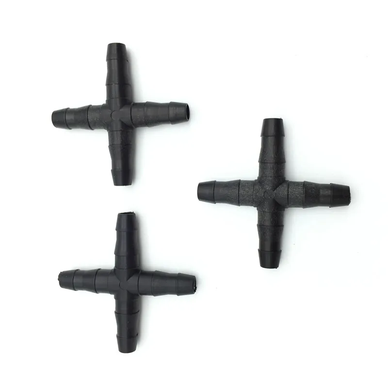 30Pcs 4 / 7mm 4-Way Connector black Connect 4 / 7mm hose Suitable for garden irrigation Pipe Connector
30Pcs 4 / 7mm 4-Way Connector black Connect 4 / 7mm hose Suitable for garden irrigation Pipe Connector